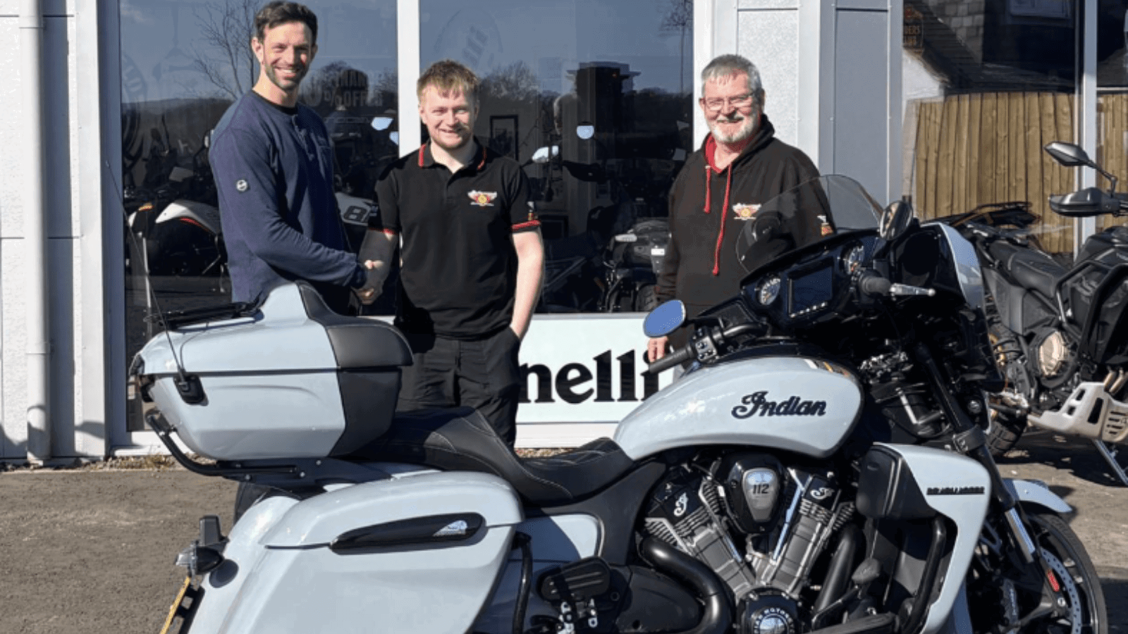 Indian Motorcycle and Holywood Service Station.