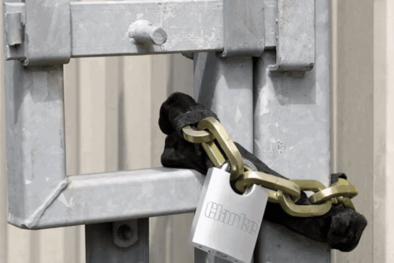 Clarke CHT728 Heavy Duty Motorcycle Padlock and Chain.
