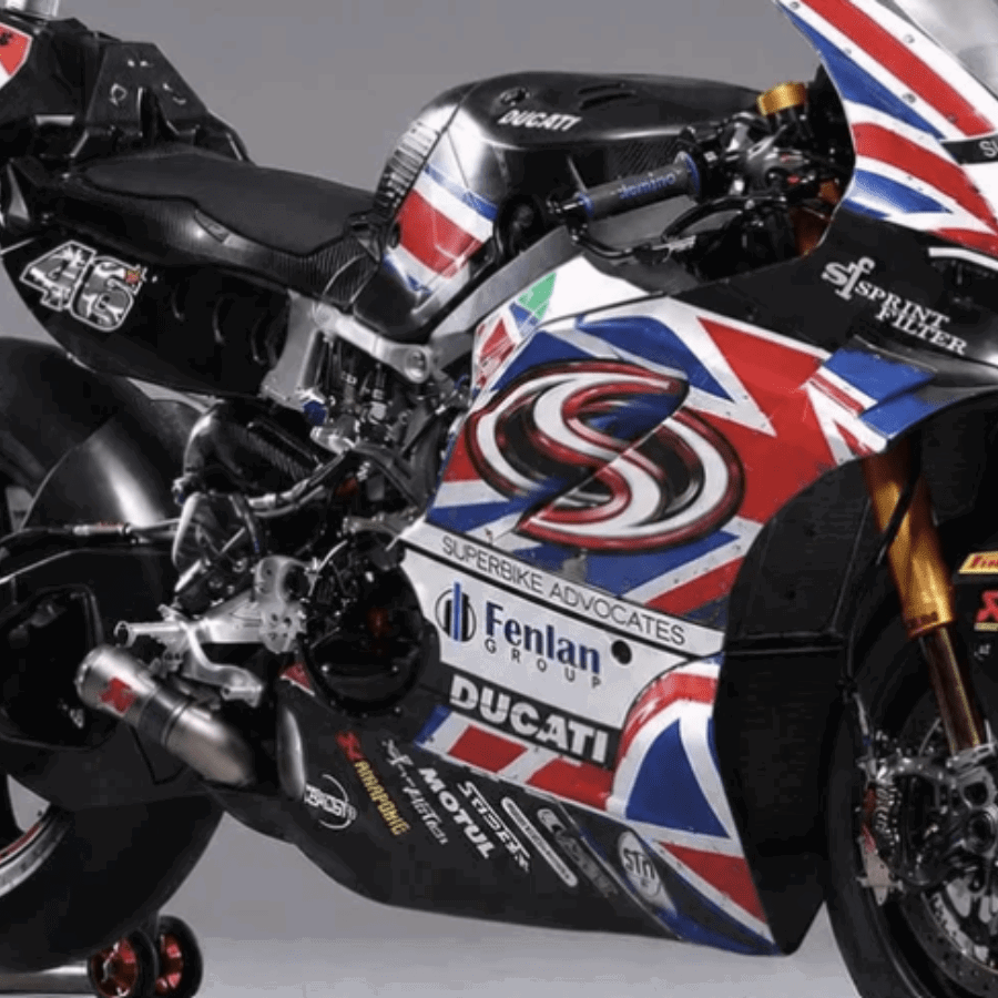 Tommy Bridewell's Ducati Panigale V4 R. Credit: Superbike Advocates Racing.
