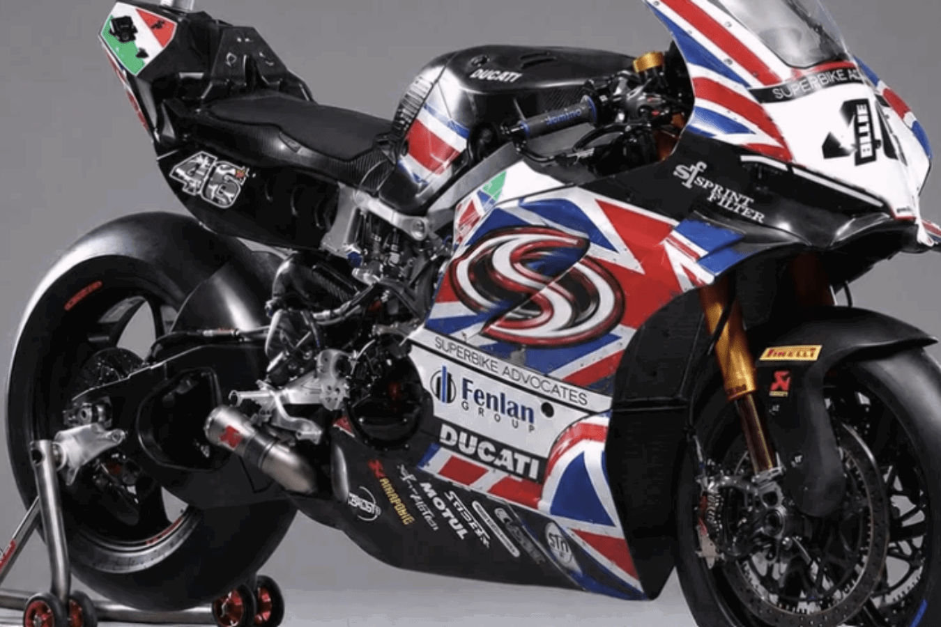 Tommy Bridewell's Ducati Panigale V4 R. Credit: Superbike Advocates Racing.