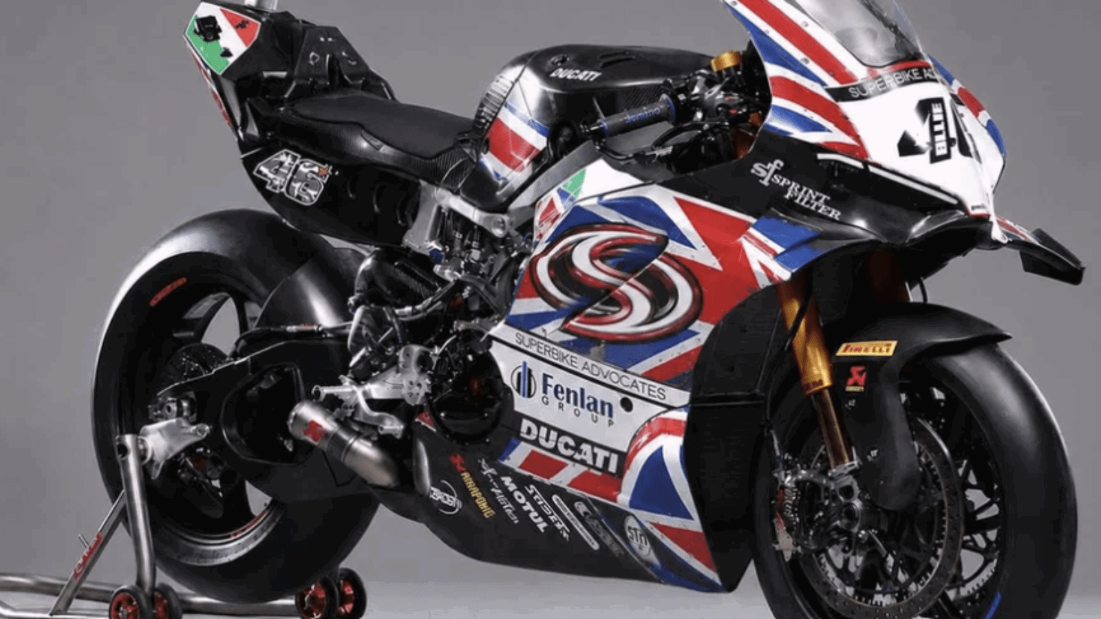 Tommy Bridewell's Ducati Panigale V4 R. Credit: Superbike Advocates Racing.