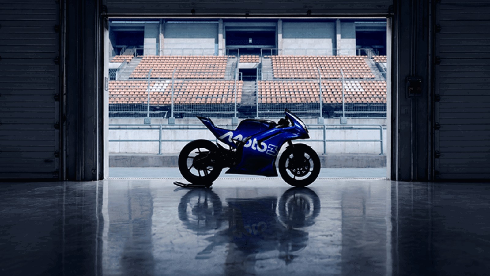 Yamaha Moto3 bike.