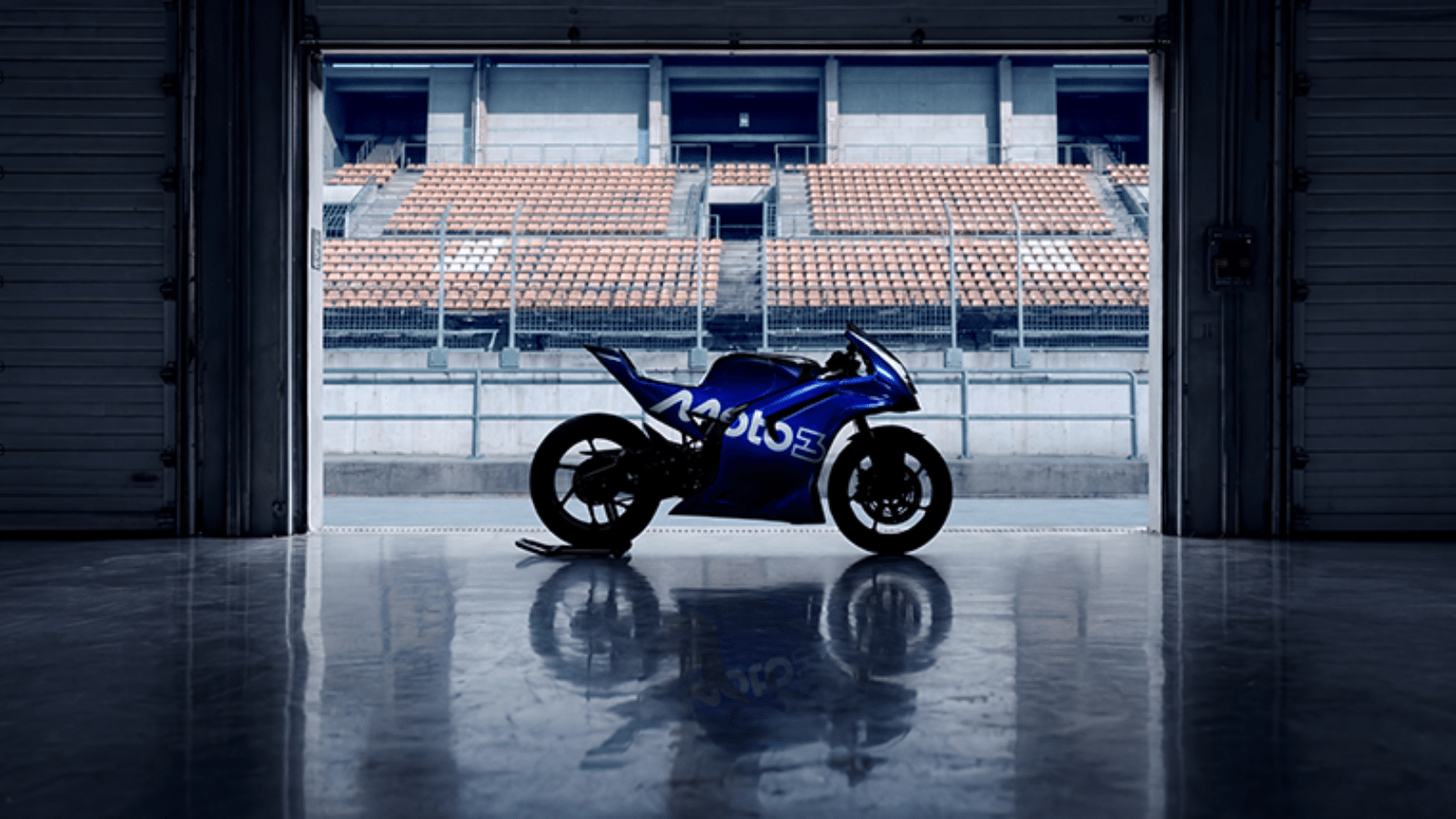 Yamaha Moto3 bike.