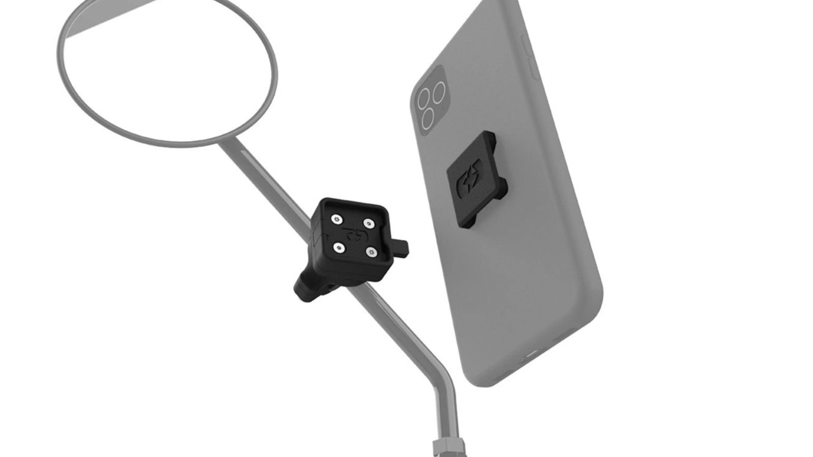 Oxford OX854 CLIQR Mirror motorcycle mount. 