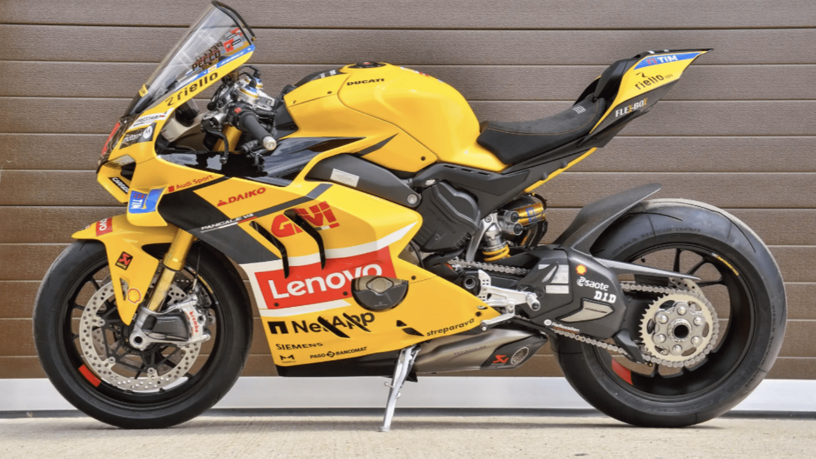 Pecco Bagnaia Panigale V4 S MotoGP replica. Credit: Iconic Auctioneers.