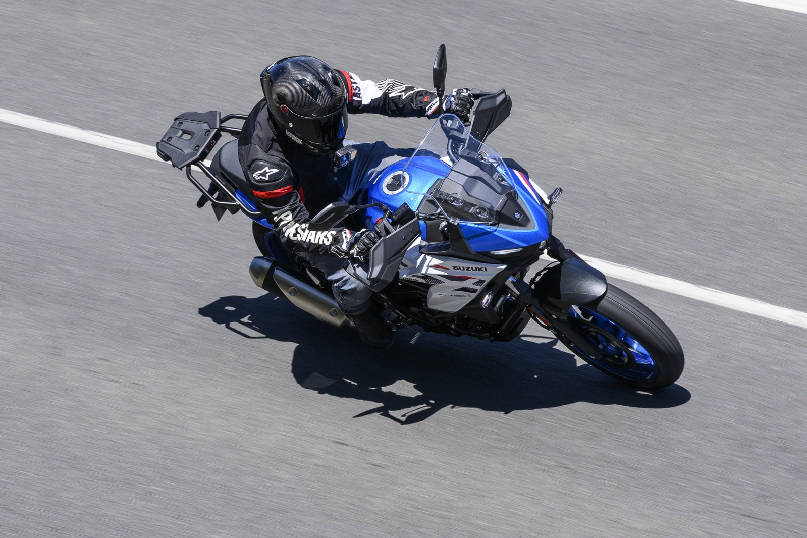 The Suzuki SV7-GX - riding