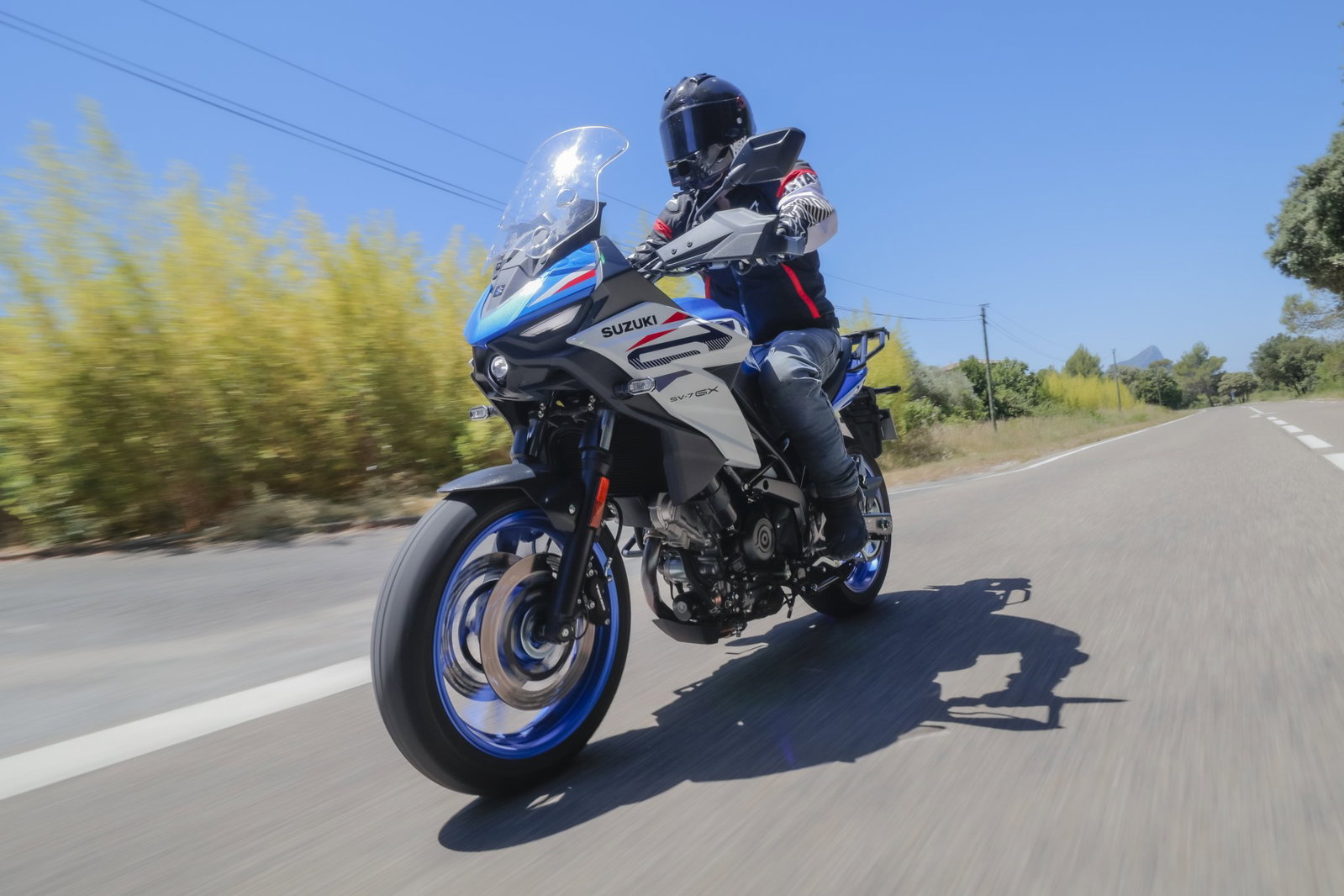 The Suzuki SV7-GX - riding