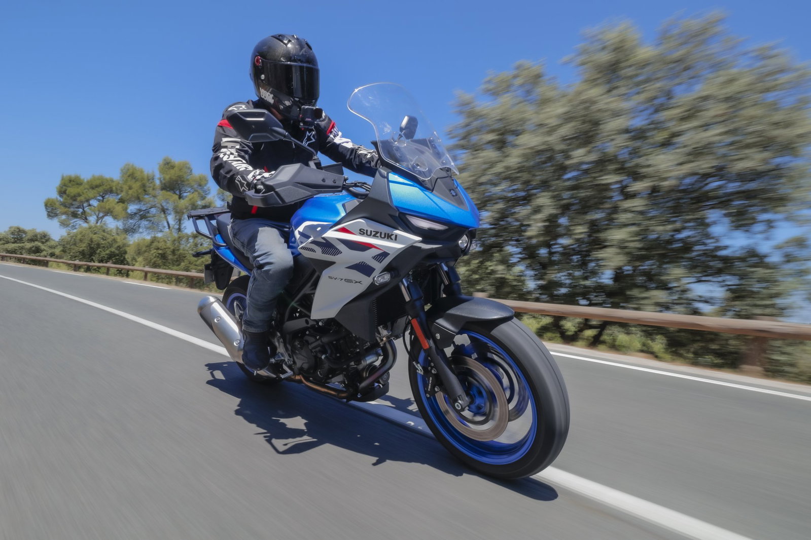 The Suzuki SV7-GX - riding