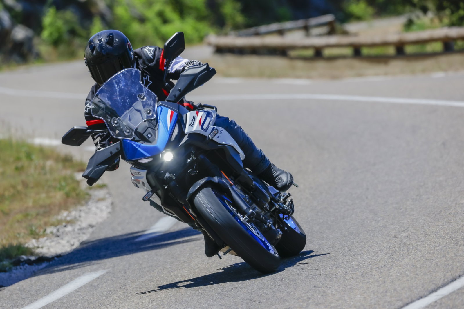 The Suzuki SV7-GX - riding