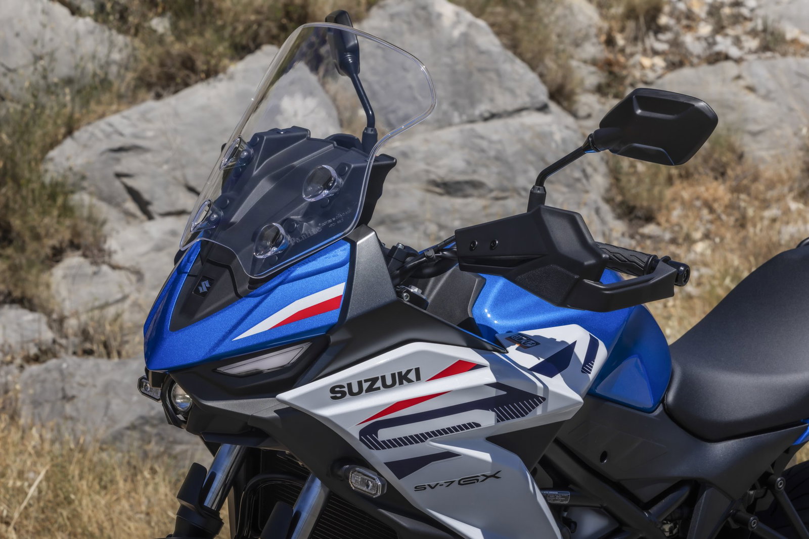 The Suzuki SV7-GX - riding