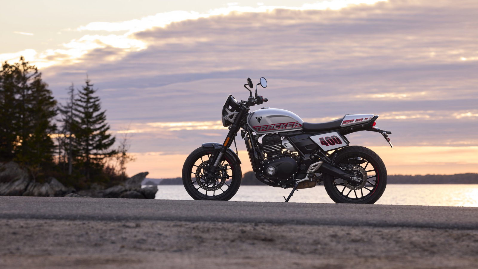 New Triumph Tracker 400.