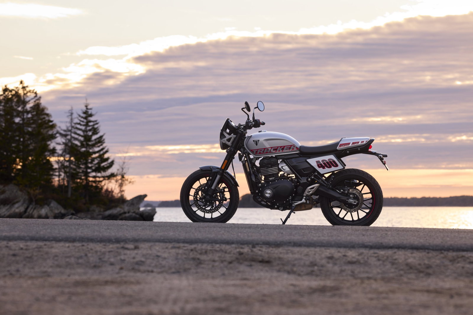 New Triumph Tracker 400.