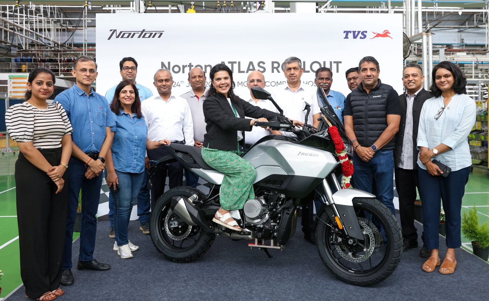 The first Norton Atlas rolls off the production line