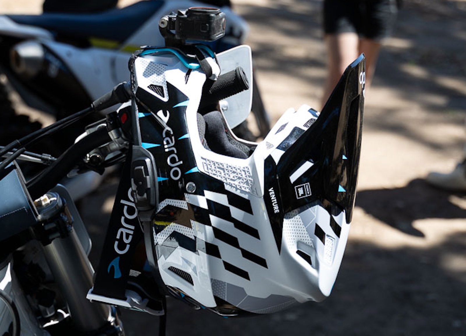 The Cardo Venture Bluetooth MX helmet