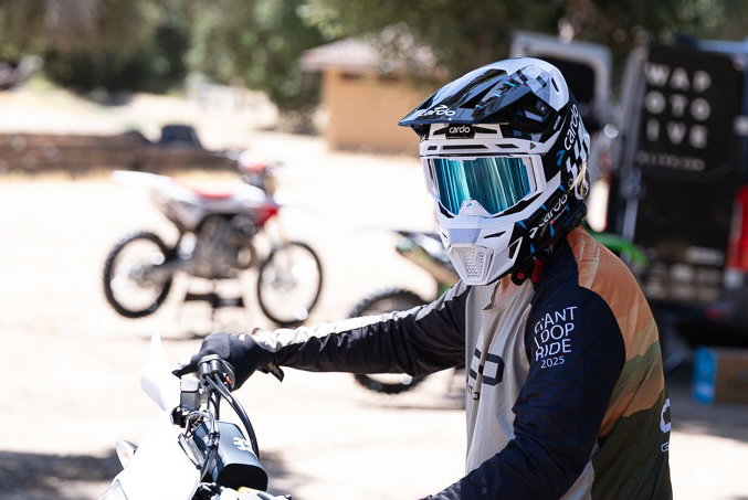 The Cardo Venture Bluetooth MX helmet