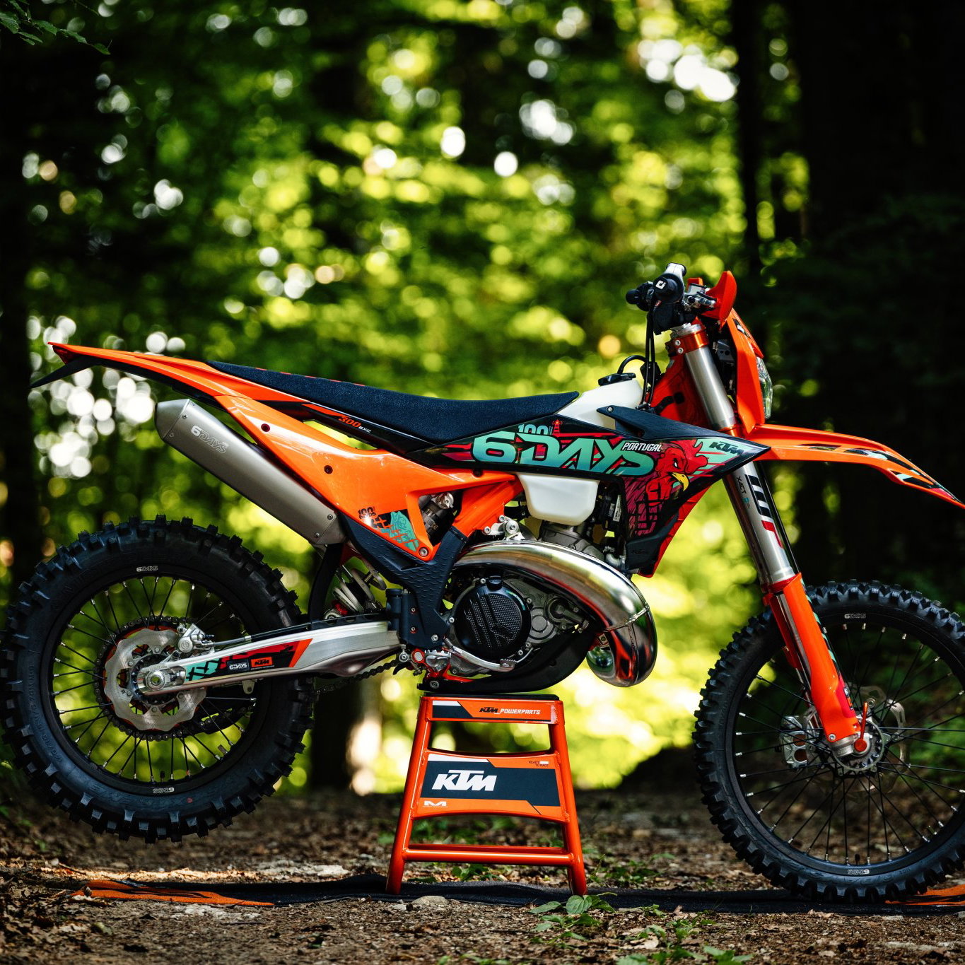 New KTM 6Days Enduro of Nations motorcycle.