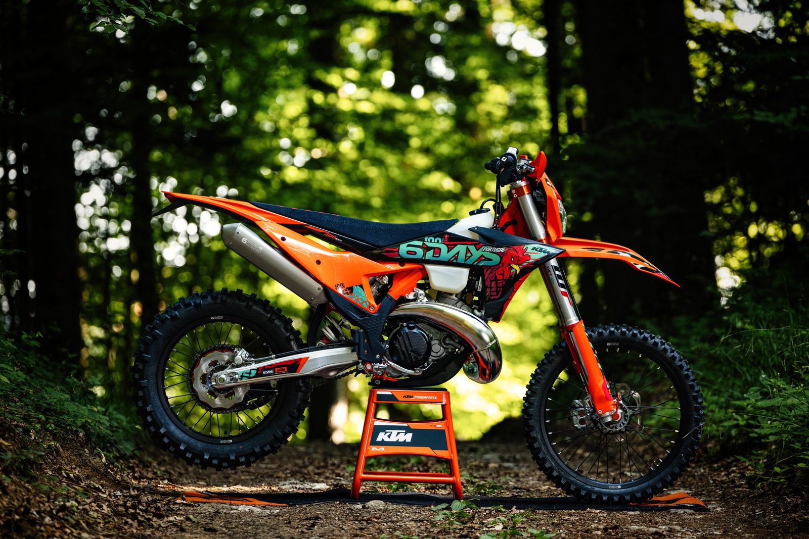 New KTM 6Days Enduro of Nations motorcycle.
