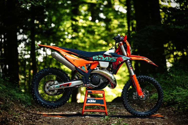 New KTM 6Days Enduro of Nations motorcycle.