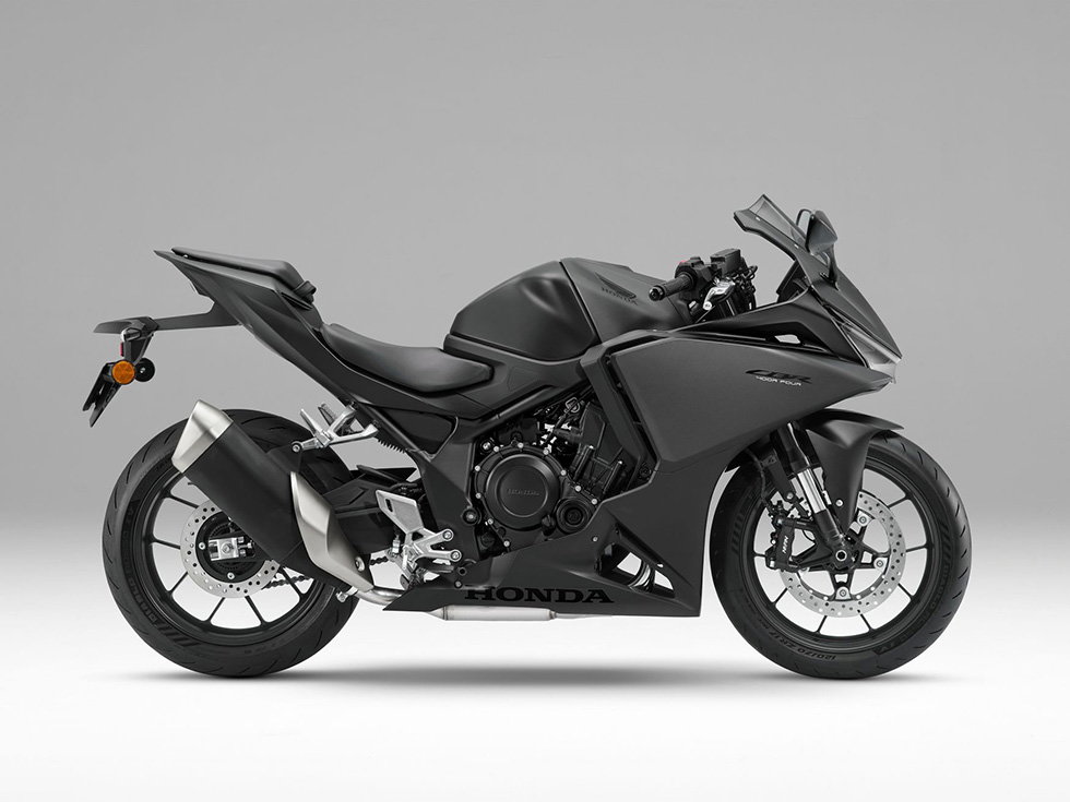New Honda CBR400R in all black.
