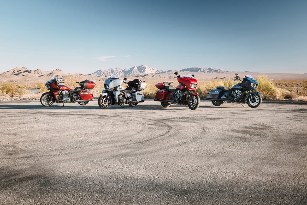 Indian Motorcycle PowerPlus baggers and tourers.