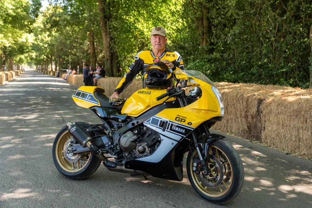 'King' Kenny Roberts and the XSR900 GP.