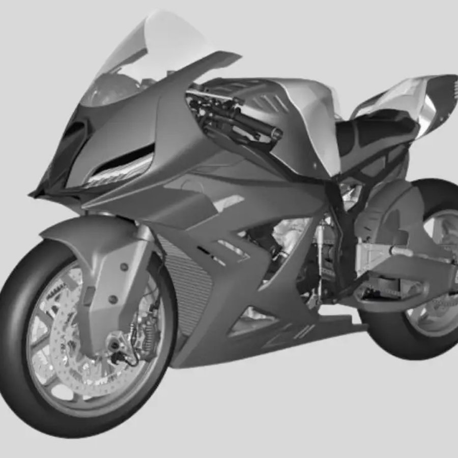 A patent image for the BMW Concept RR