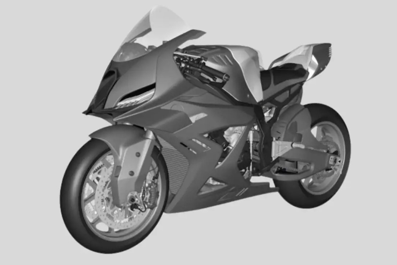 A patent image for the BMW Concept RR