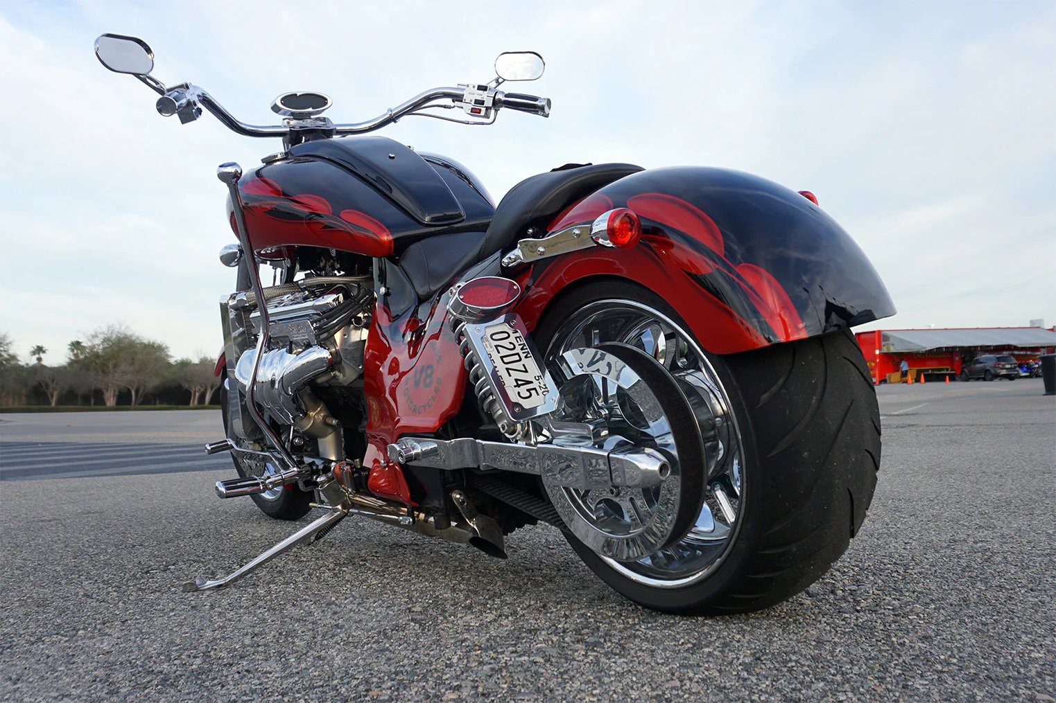 A Boss Hoss V8 cruiser