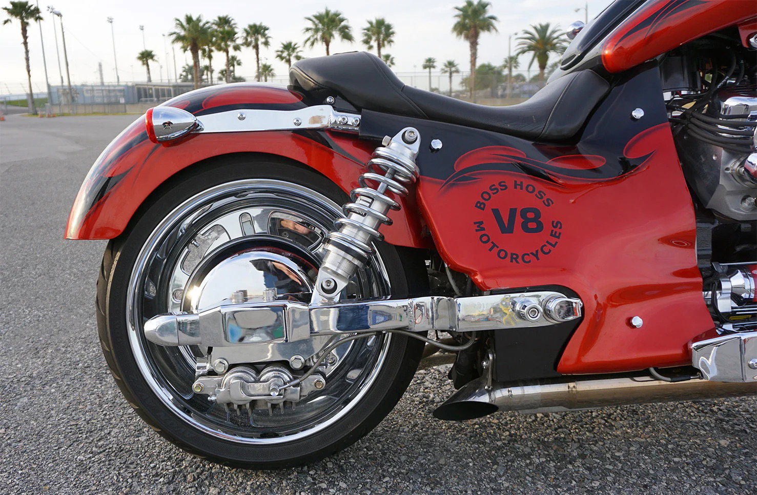 A Boss Hoss V8 cruiser