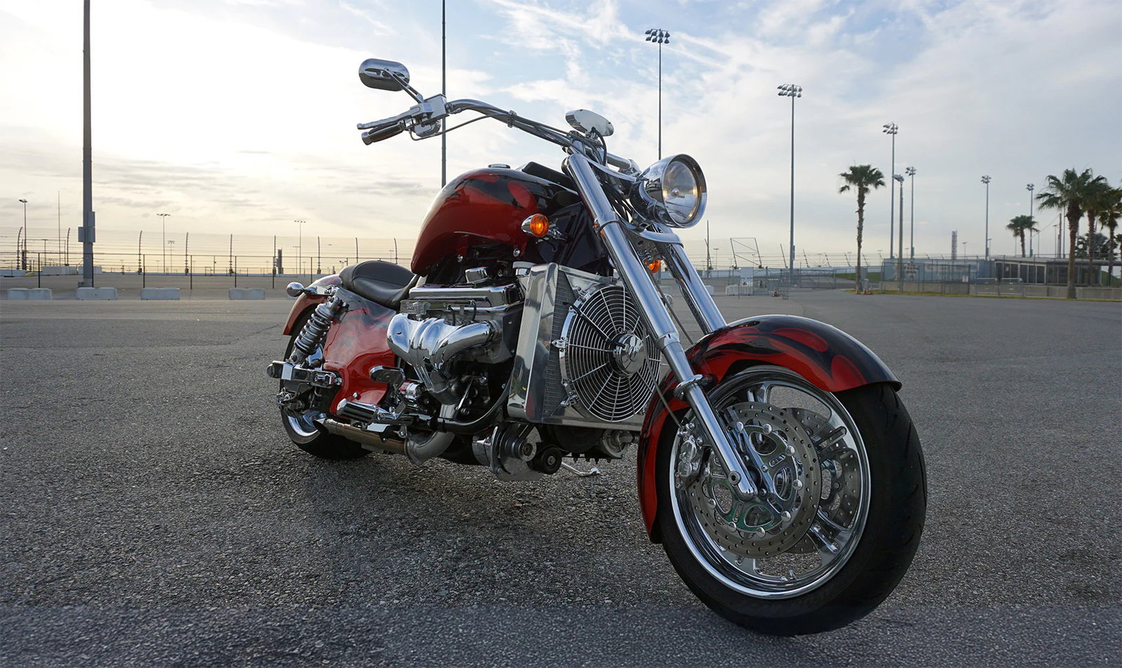 A Boss Hoss V8 cruiser