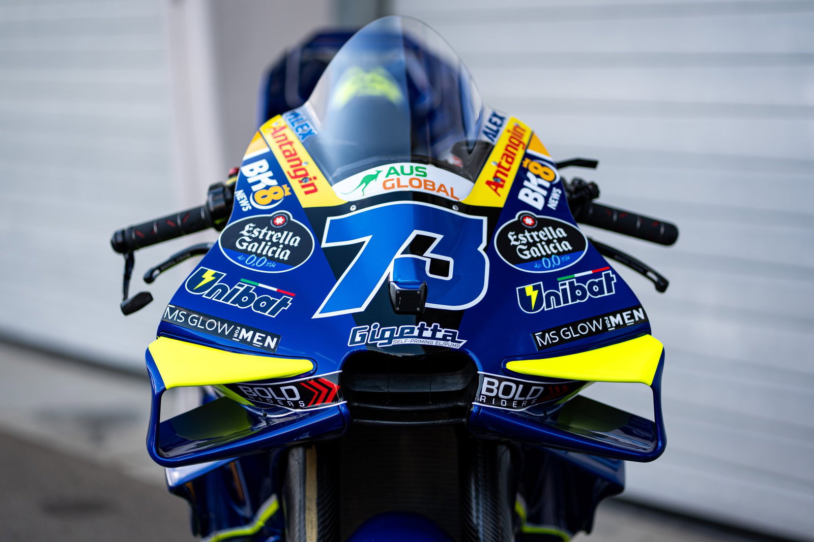 Alex Marquez Gresini Racing machine.