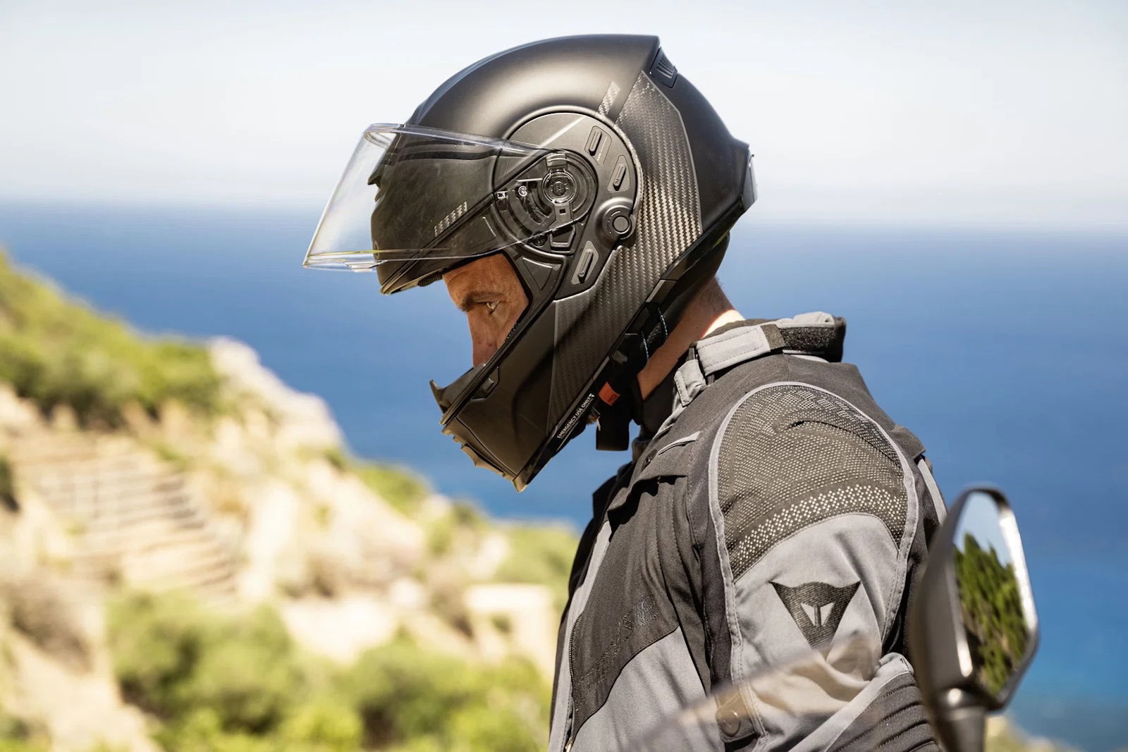The Cardo Beyond GTS motorcycle helmet