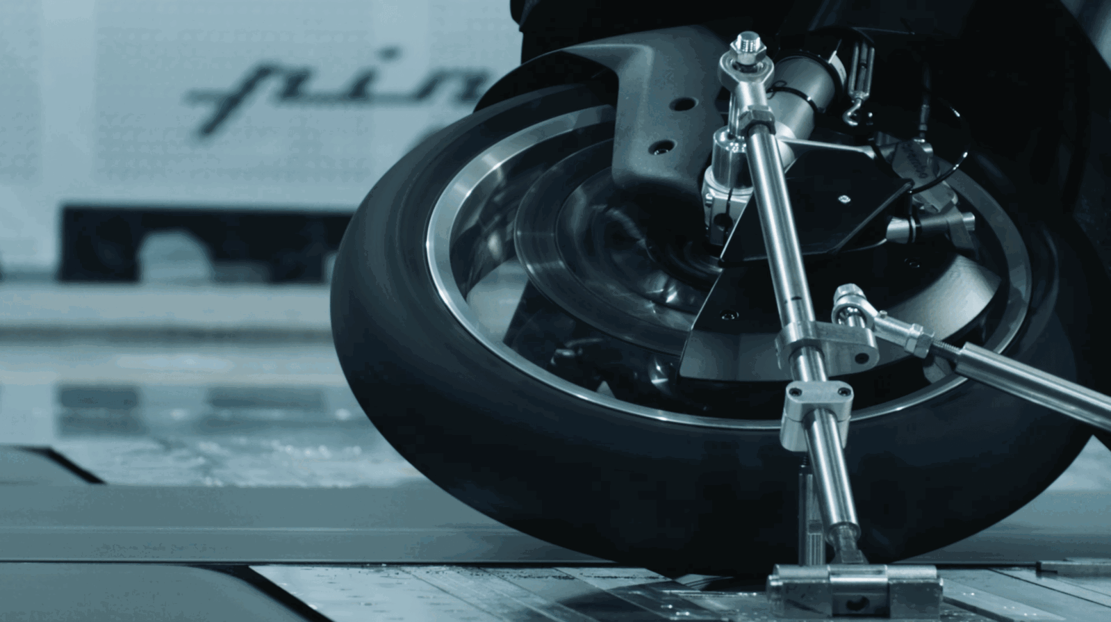 The CFMoto V4 SR-RR in the Pininfarina wind tunnel