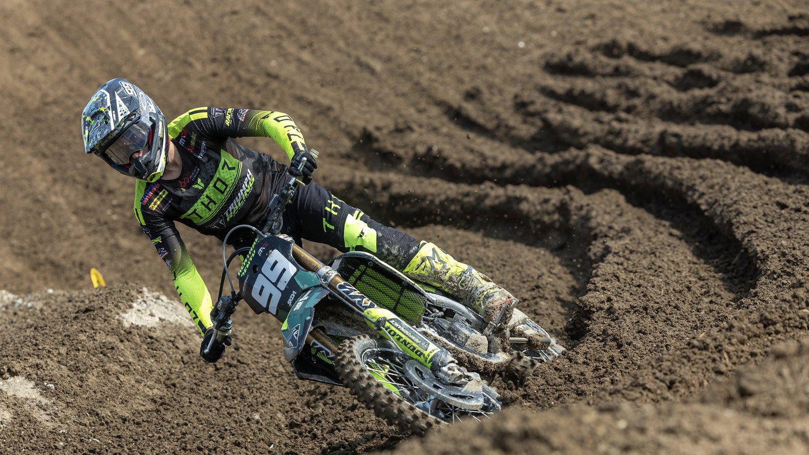 Guillem Farres racing the Triumph TF 250-X. 