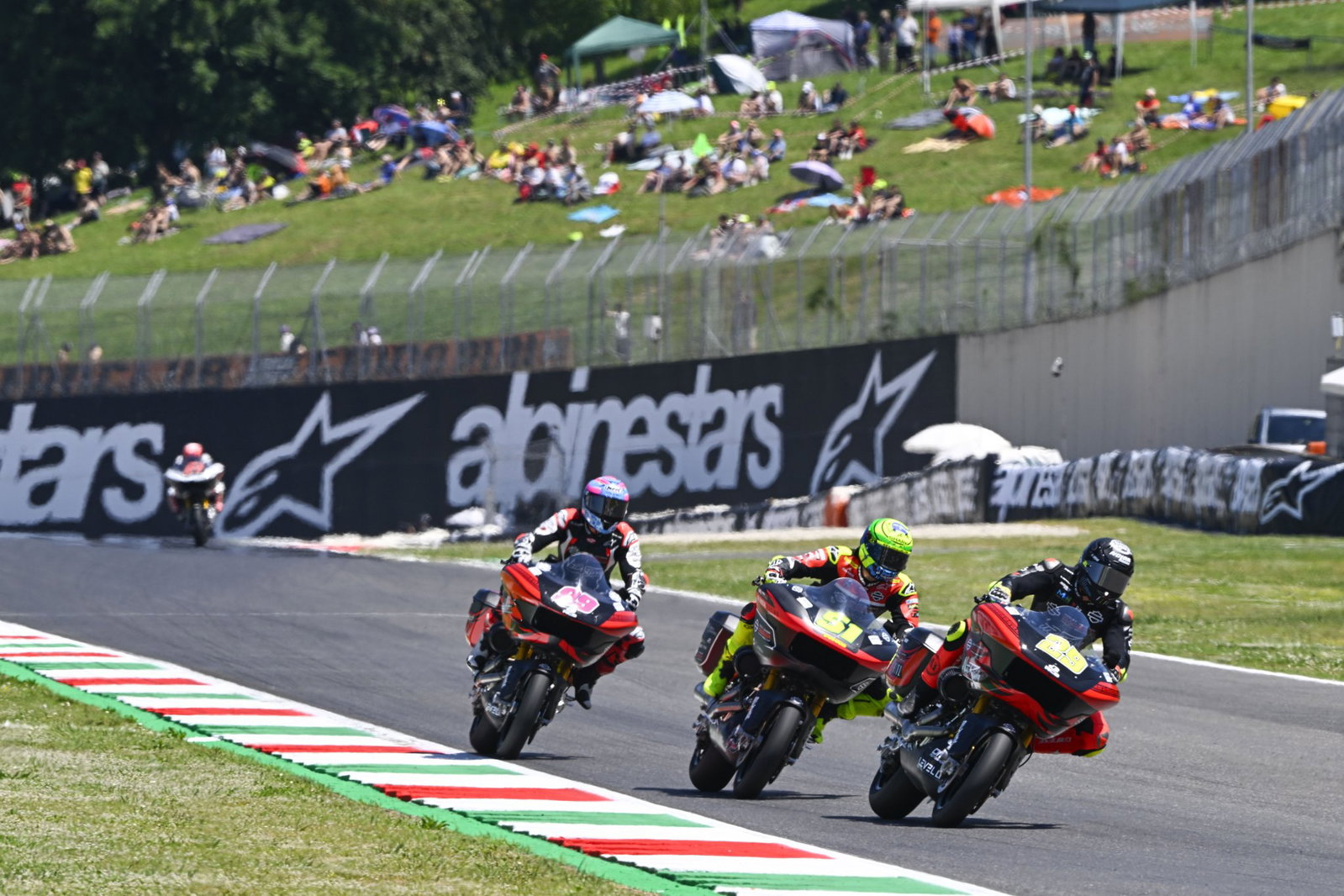 Harley-Davidson Bagger World Cup race. Credit: Gold and Goose.