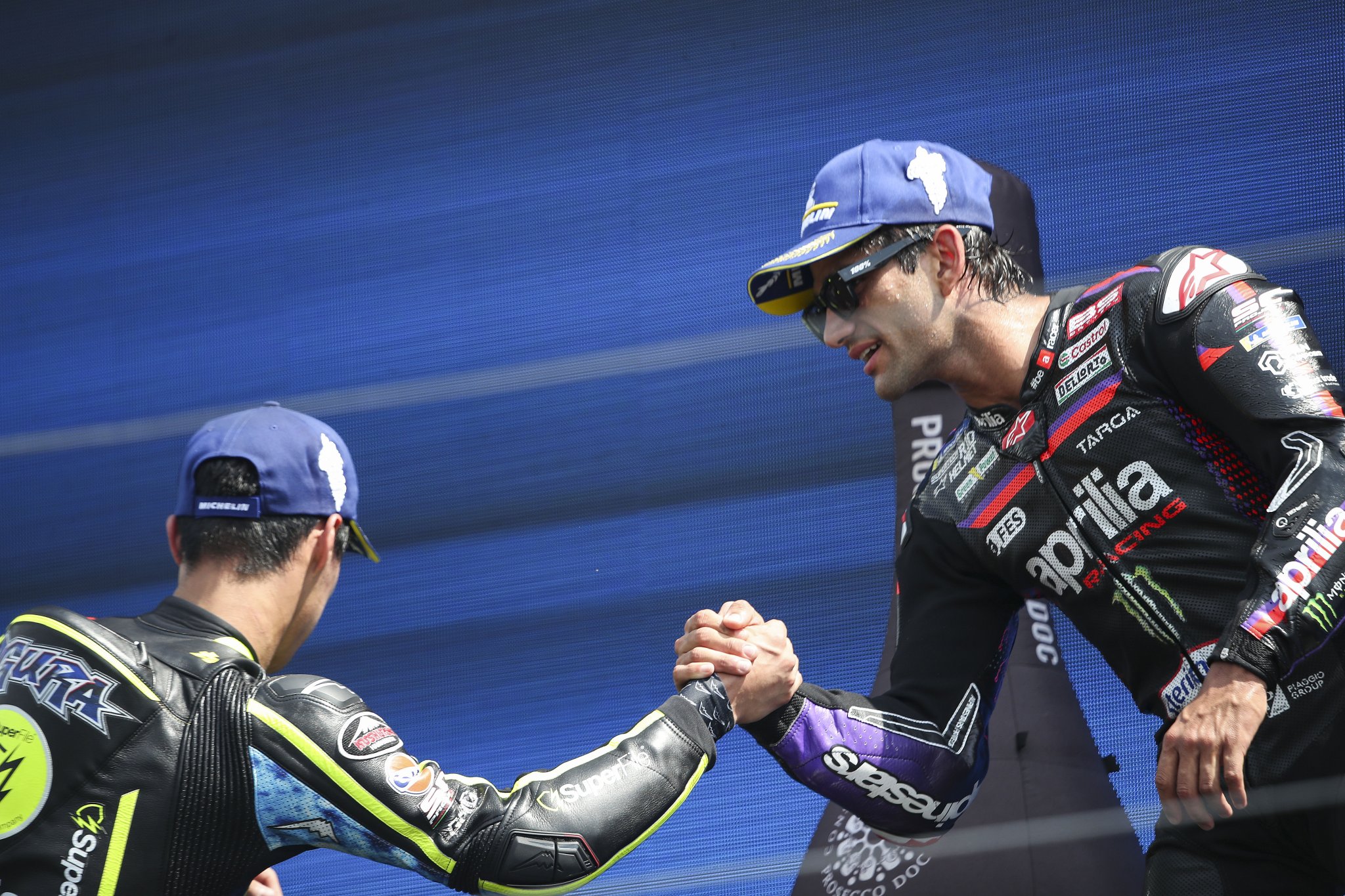 Jorge Martin and Ai Ogura at the Dutch MotoGP. Credit: Gold and Goose.