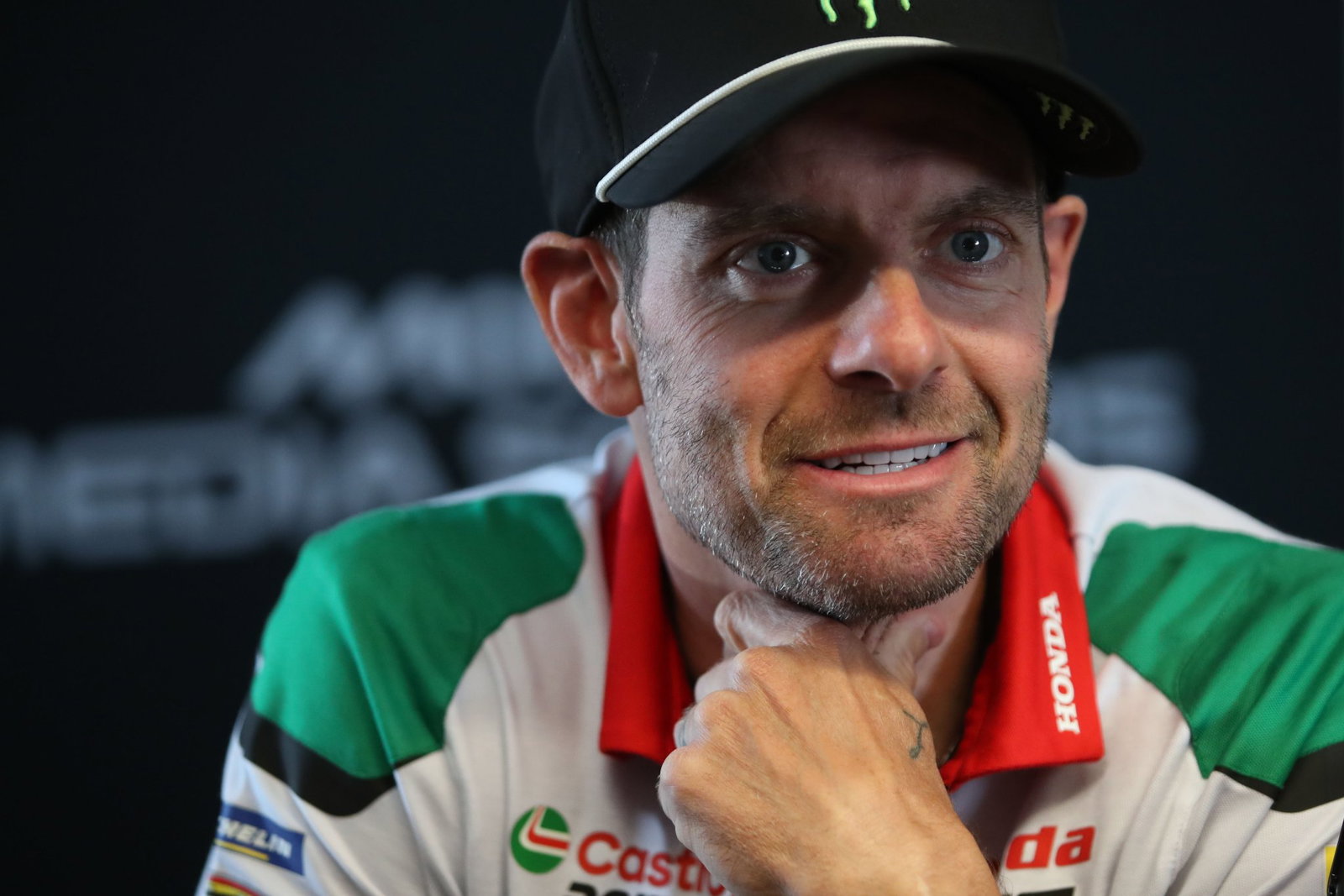 Cal Crutchlow at the German MotoGP. Credit: Gold and Goose.