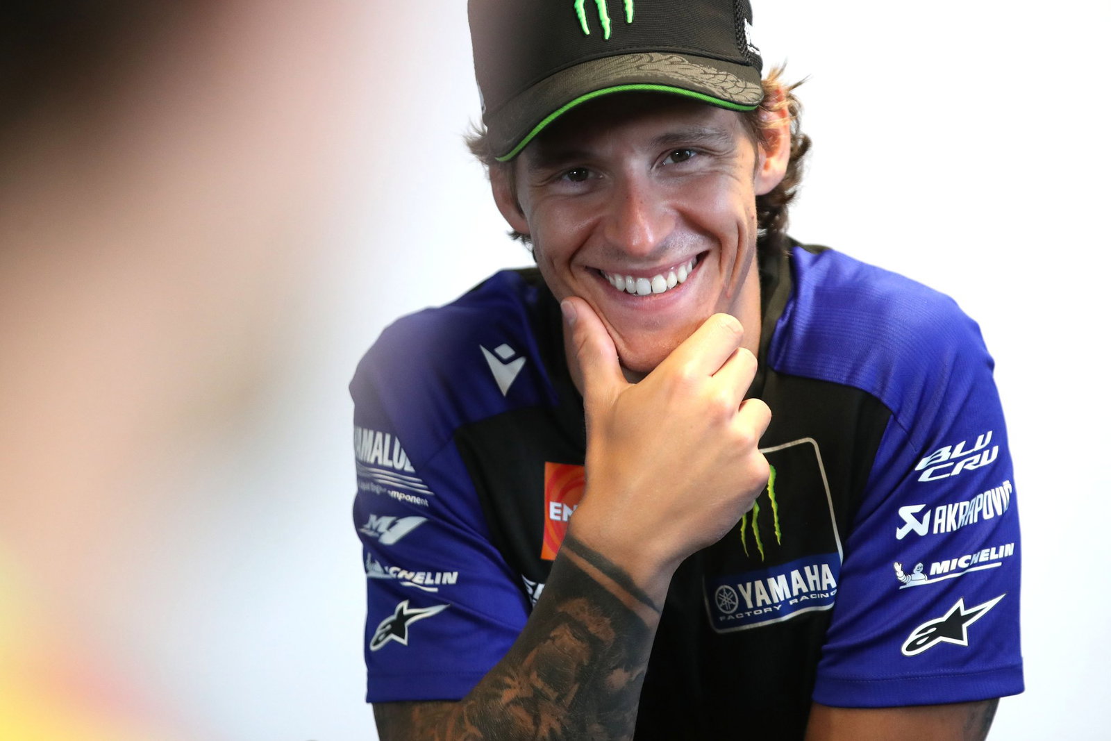 Fabio Quartararo ahead of the German MotoGP. Credit: Gold and Goose.