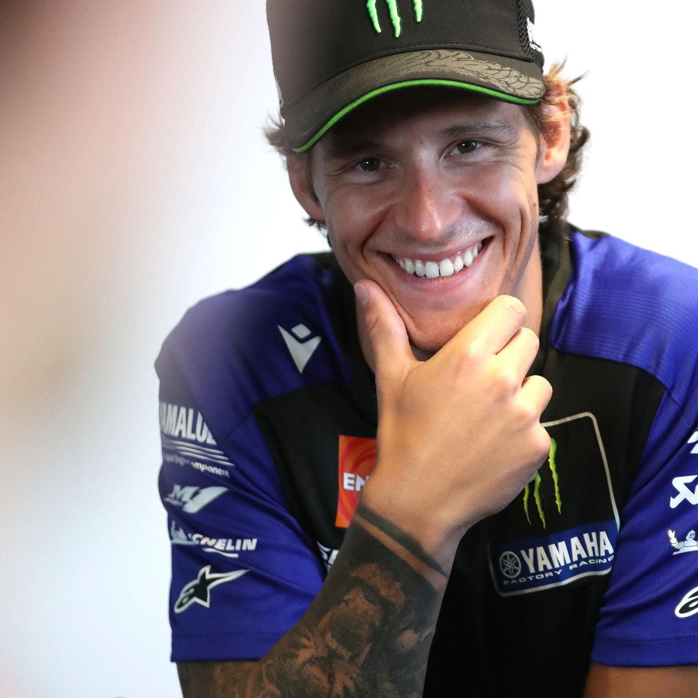 Fabio Quartararo ahead of the German MotoGP. Credit: Gold and Goose.