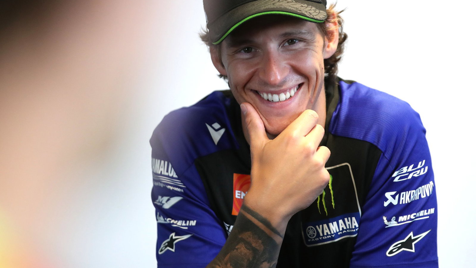Fabio Quartararo ahead of the German MotoGP. Credit: Gold and Goose.