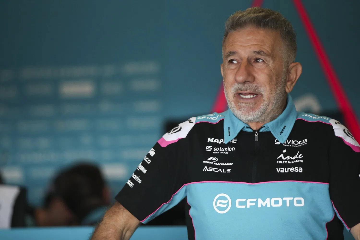 Jorge Martinez lors d'une course de MotoGP (Credit: Gold and Goose)