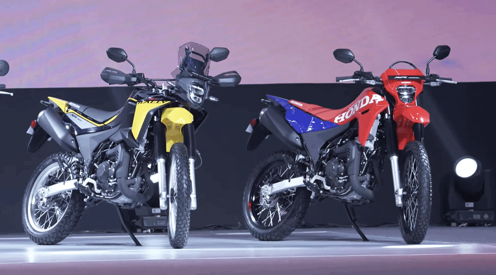 The new Honda XR300L and XR300L Rally