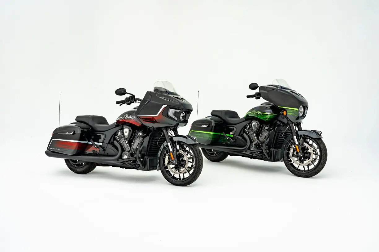 Bikes in the Indian Signature Series