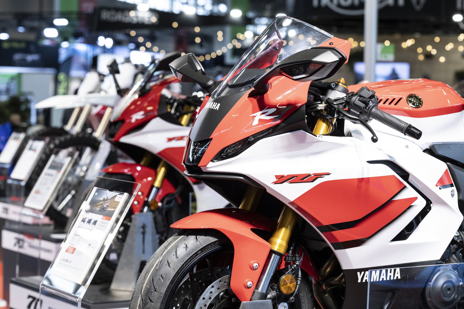 Motorcycles at Intermot in Cologne. Photo credit: Koelnmesse/Intermot.