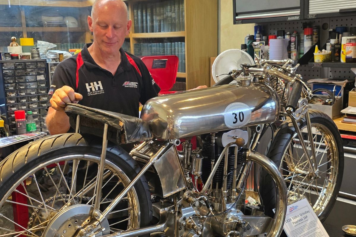 A Jap record breaking motorcycle