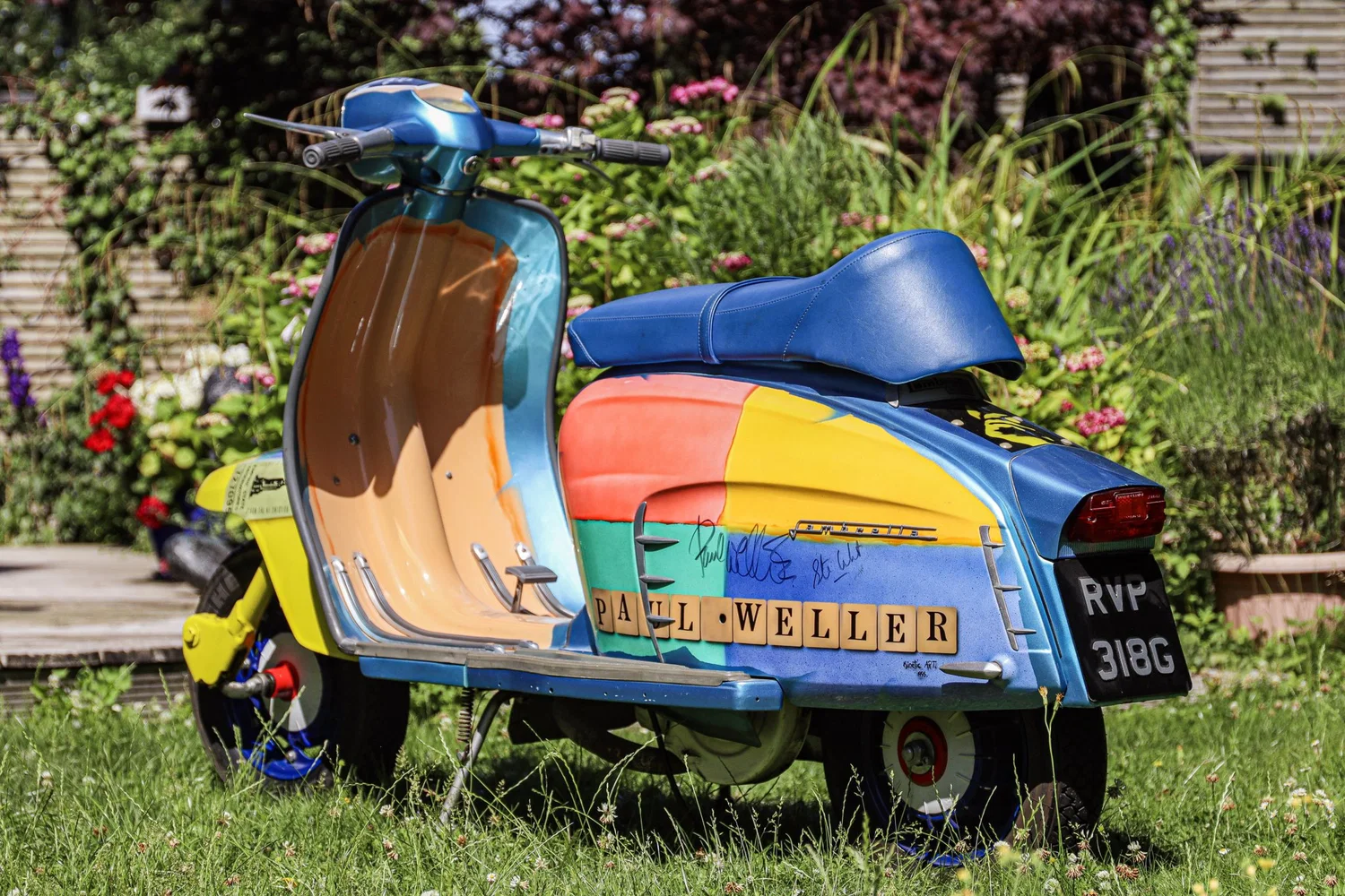 La Lambretta Li150 'Stanley Road' vue 3/4 arrière