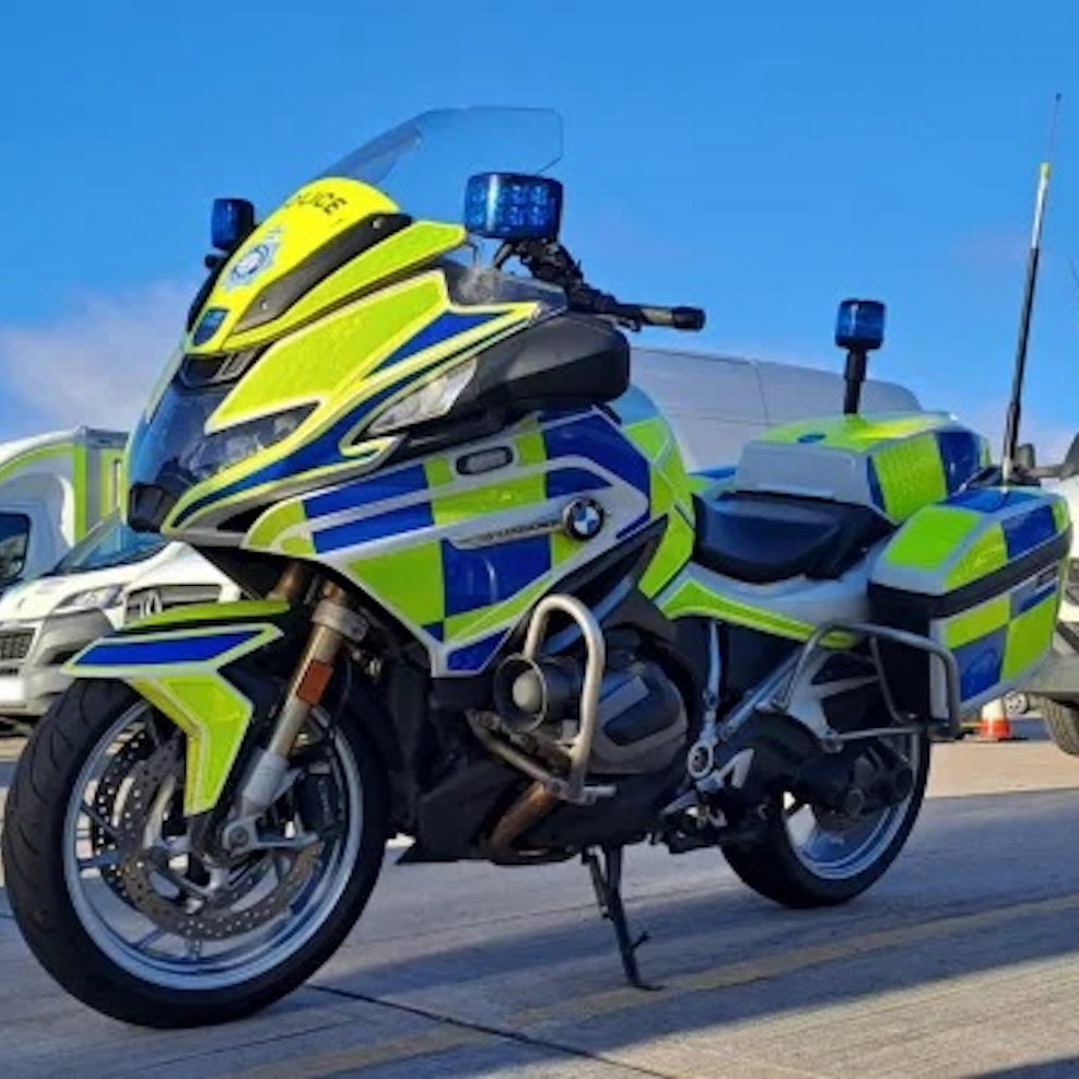 A police bike