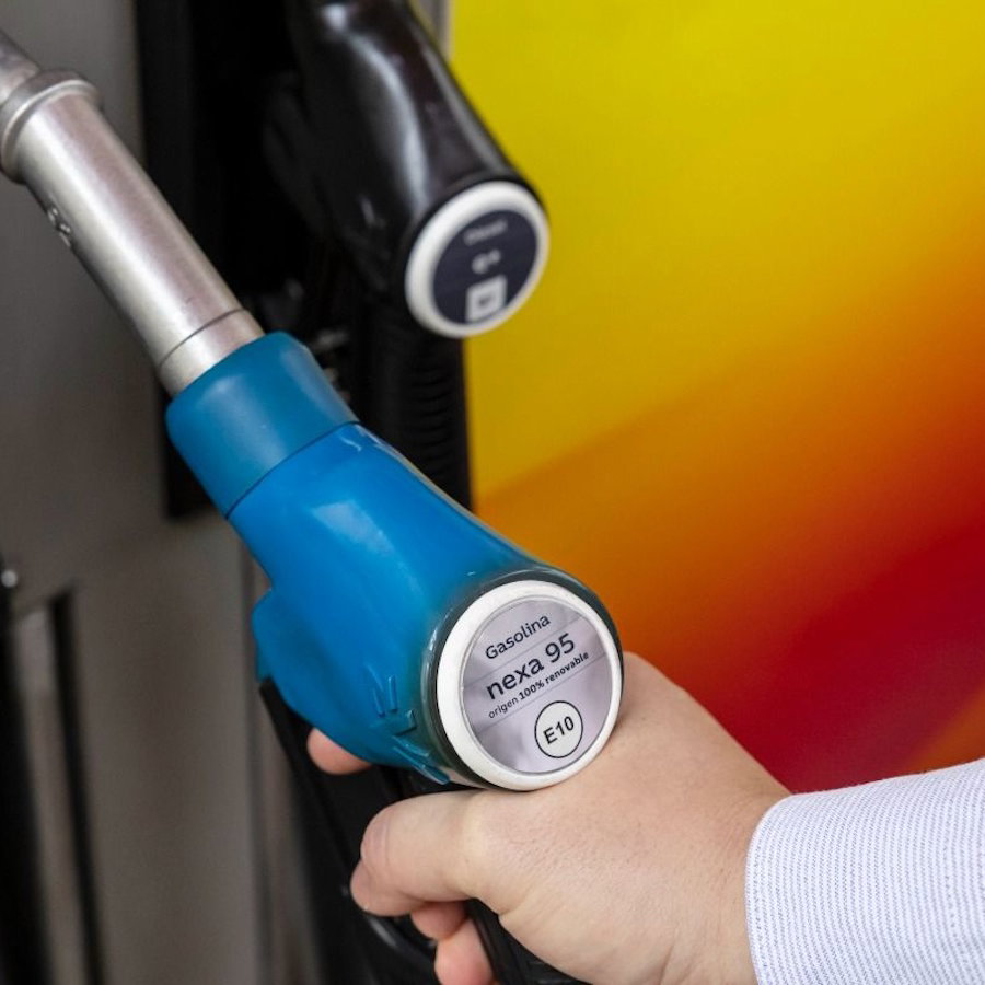 A Repsol fuel pump