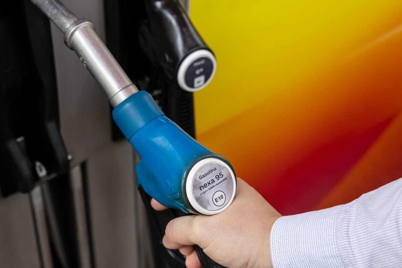 A Repsol fuel pump