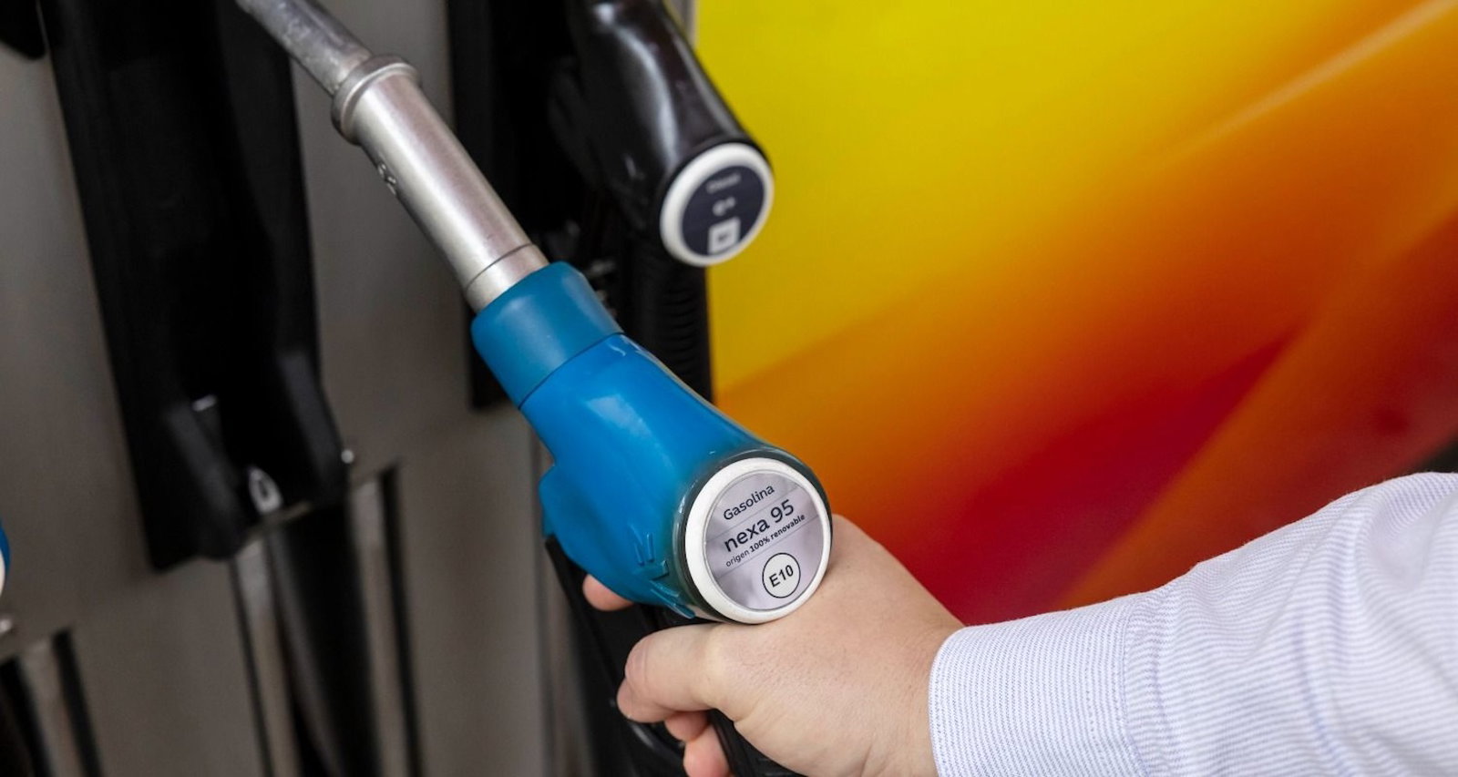 A Repsol fuel pump